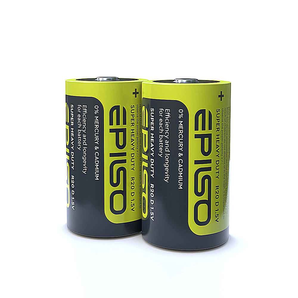 Батарейки  EPILSO R20 спайка 2шт 1*240